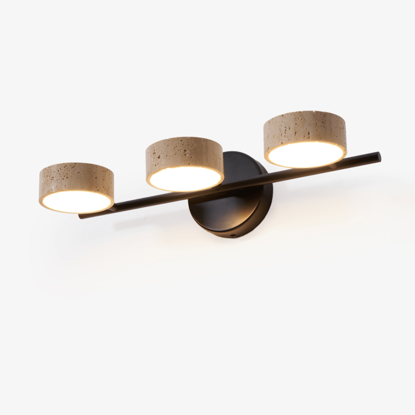 Ceshair Multi Head Travertine Vanity Light-Neutral Decor