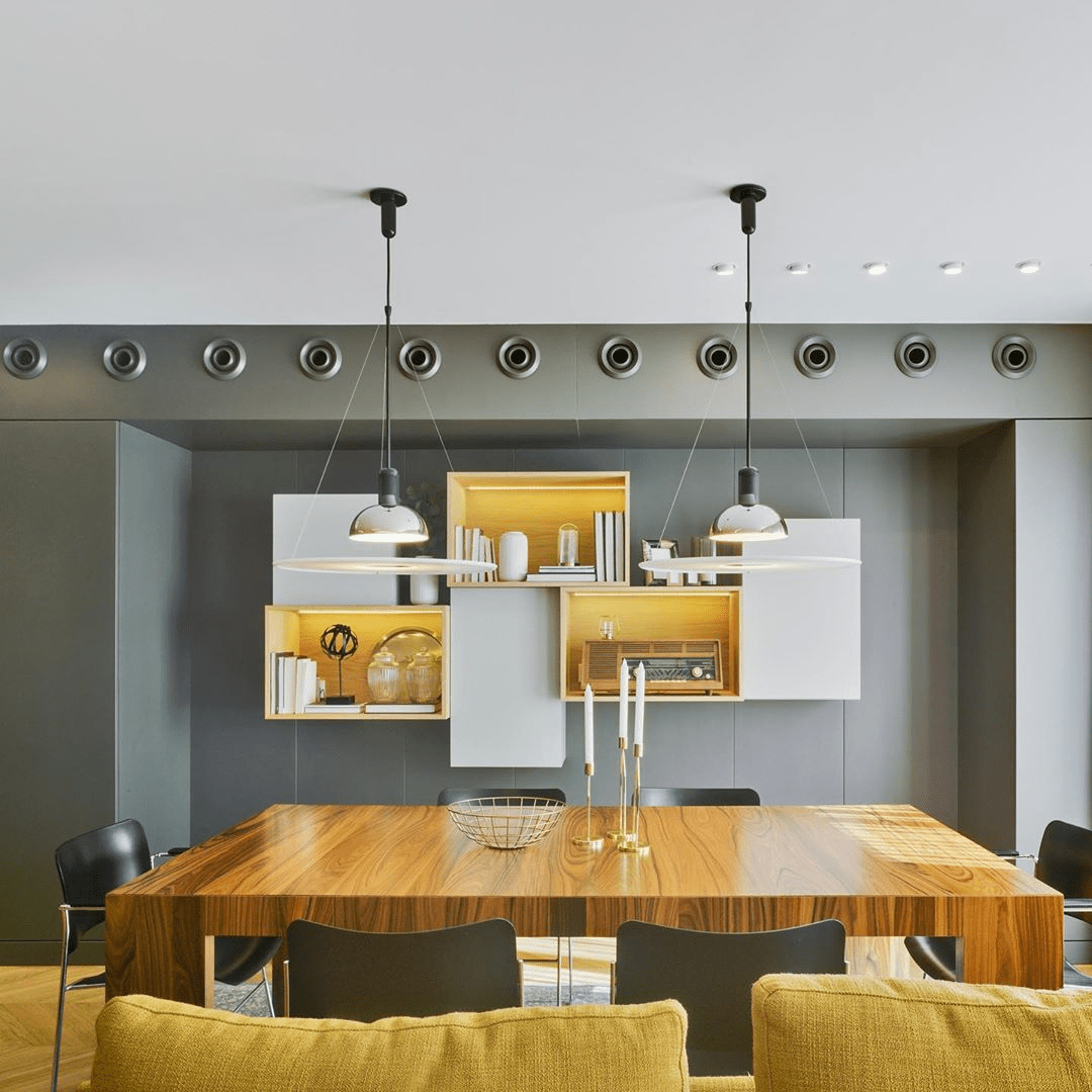 Vero Flying Saucer Pendant Light-Neutral Decor