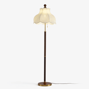 Tulfa Vintage Wood Floor Lamp-Neutral Decor