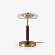 Layla Vintage Glass Table Lamp-Neutral Decor