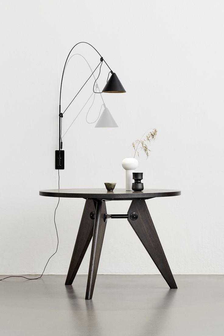Alem Wall Lamp Arc Cone Minimalist-Neutral Decor