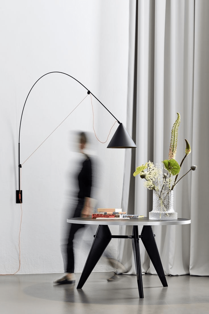 Alem Wall Lamp Arc Cone Minimalist-Neutral Decor