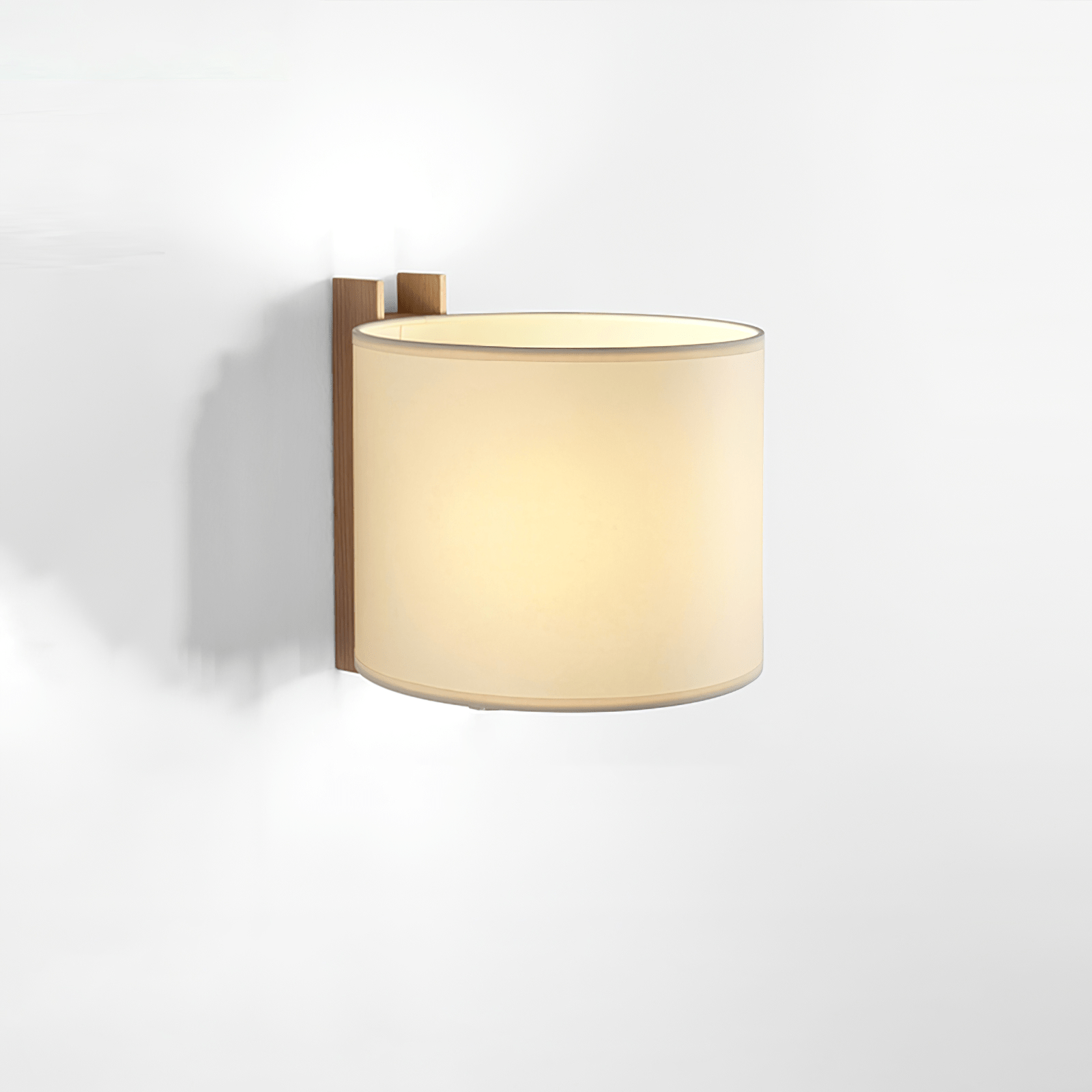 Aura Minimalist Fabric Wall Light-Neutral Decor