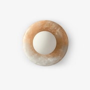 Amber Vintage Marble Wall Light-Neutral Decor