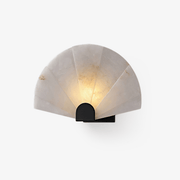 Aurelia Minimalist Alabaster Wall Light-Neutral Decor