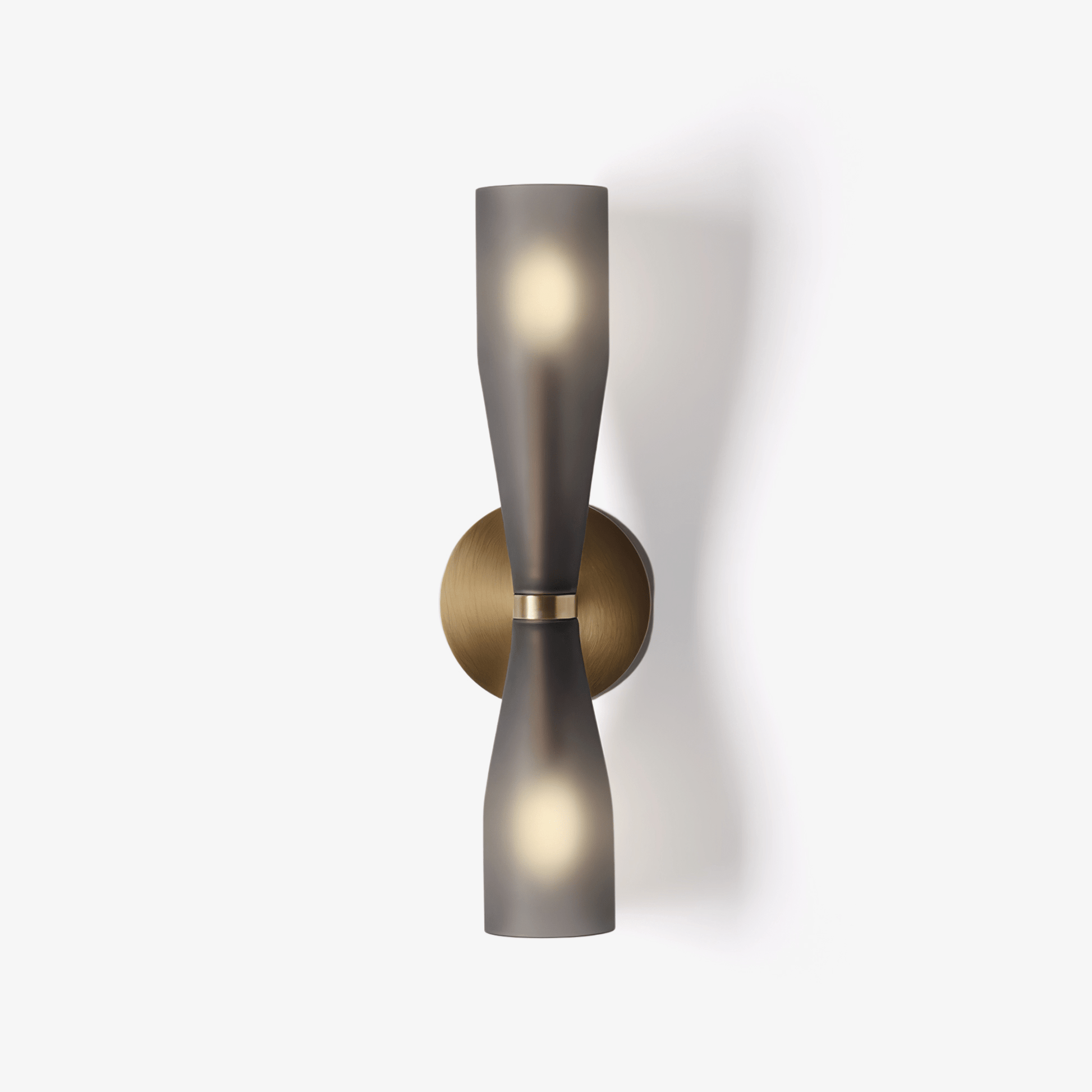Torch Modern Glass Wall Light-Neutral Decor