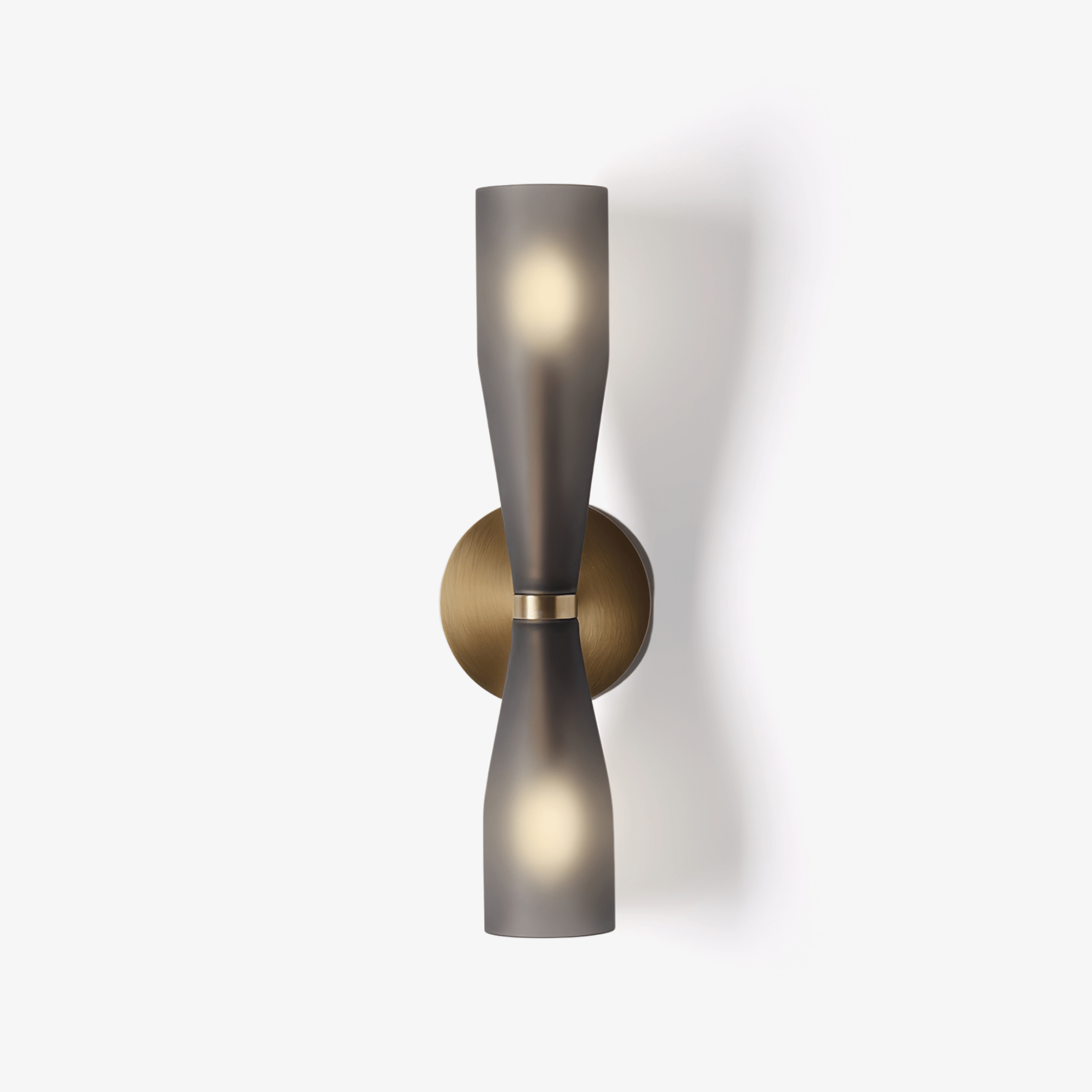 Torch Modern Glass Wall Light-Neutral Decor