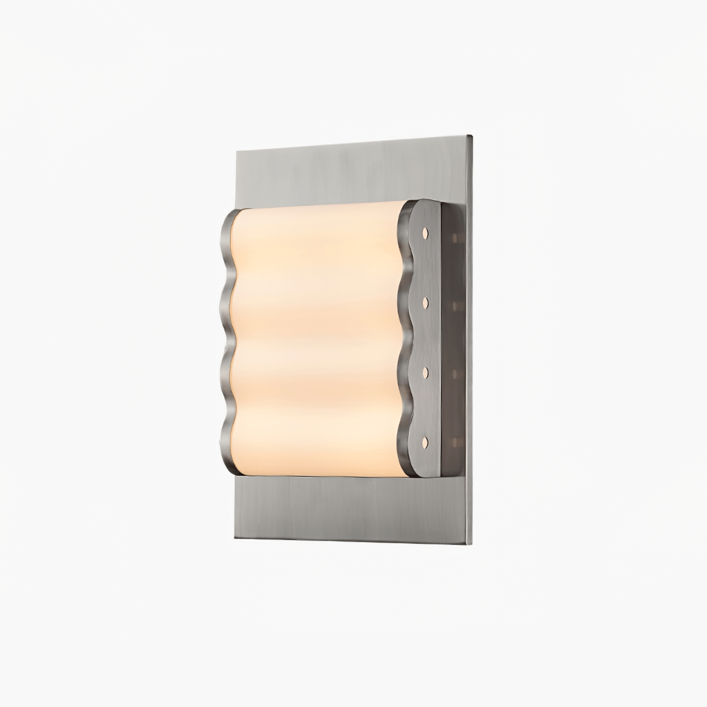 Wave Contemporary Fabric Wall lamp-Neutral Decor