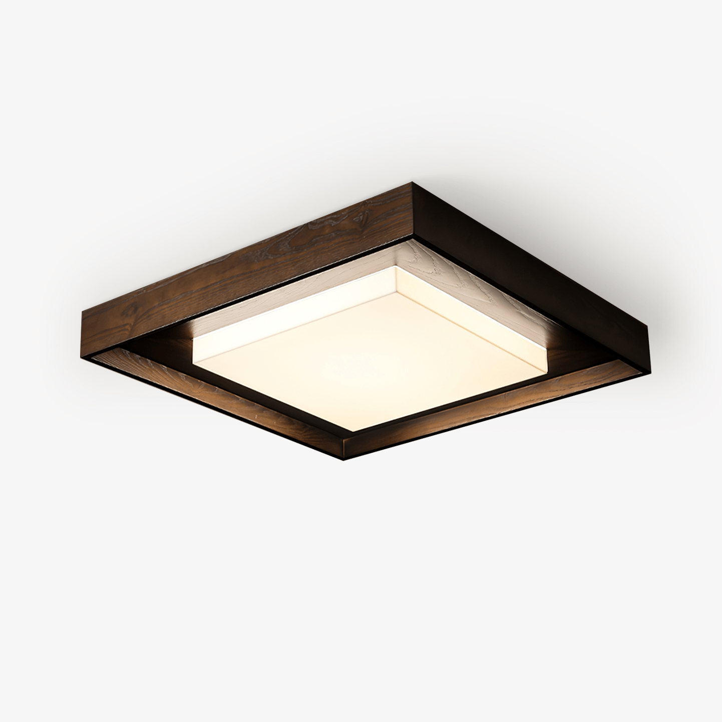 Auro Rustic Wood Ceiling Light-Neutral Decor