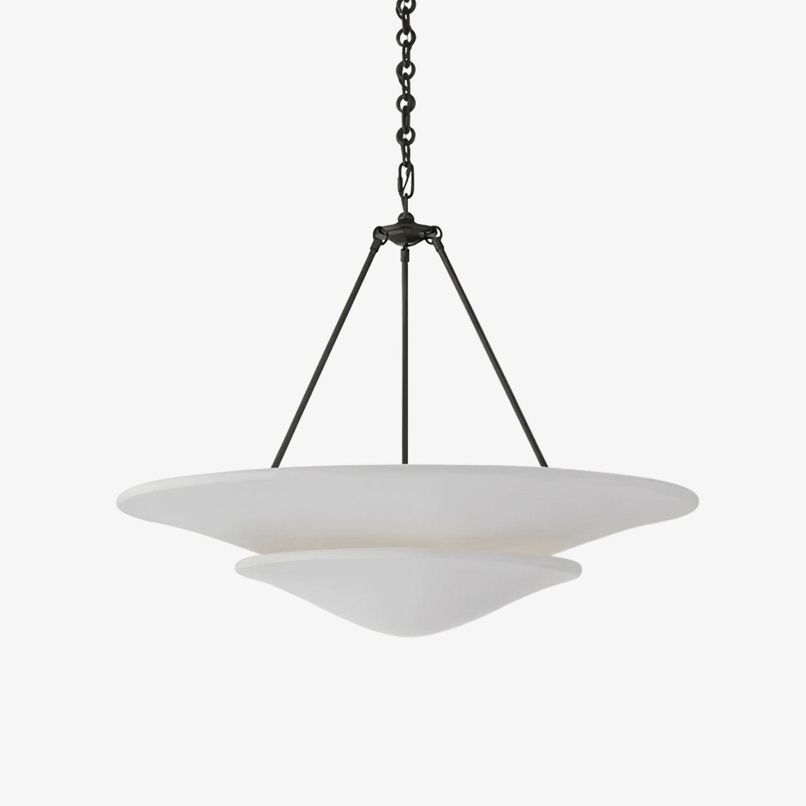 Lunara Modern Plaster Pendant Light-Neutral Decor
