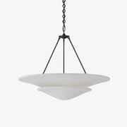 Lunara Modern Plaster Pendant Light-Neutral Decor