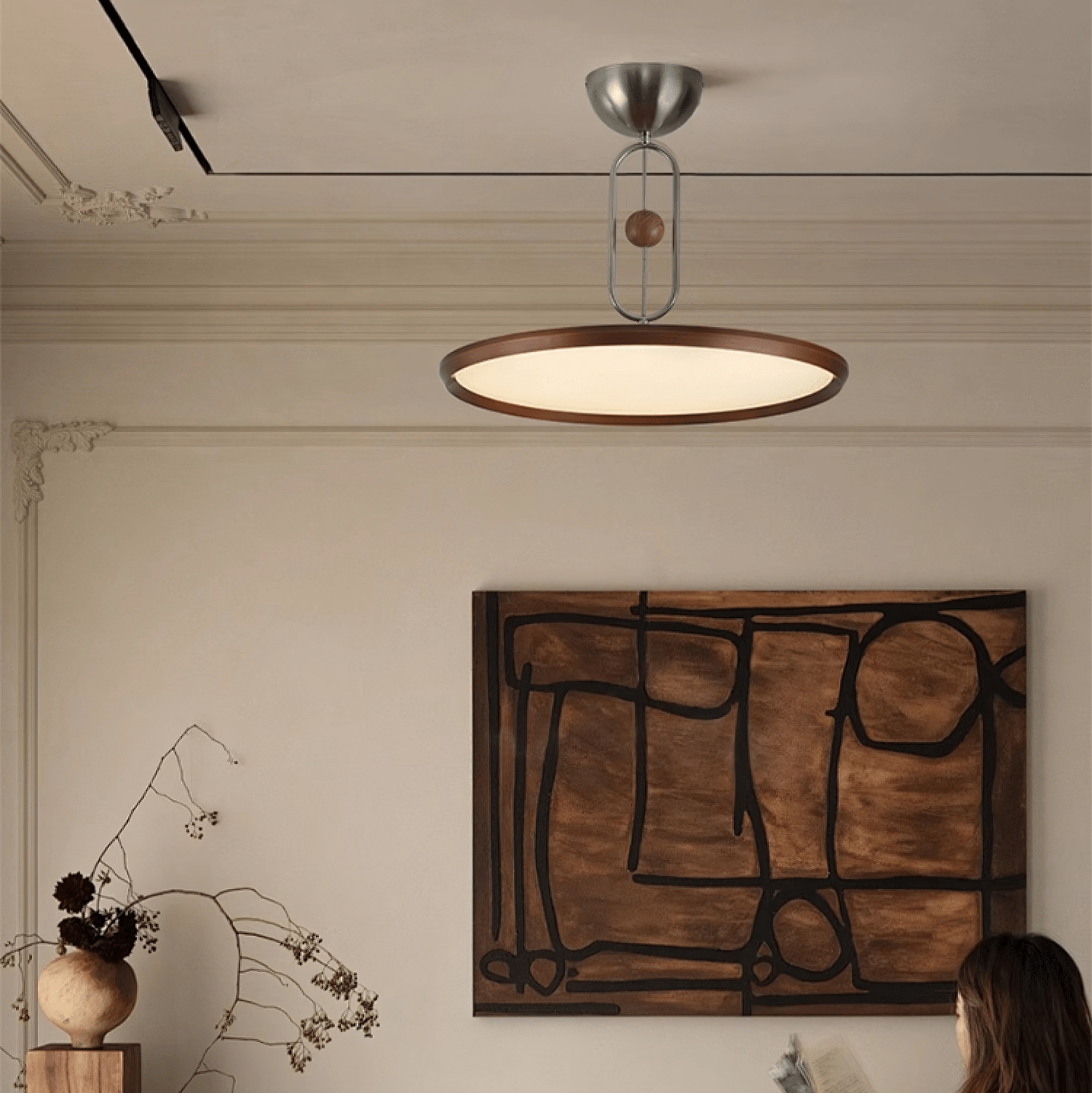 Lumen Modern Acrylic Ceiling Lamp-Neutral Decor