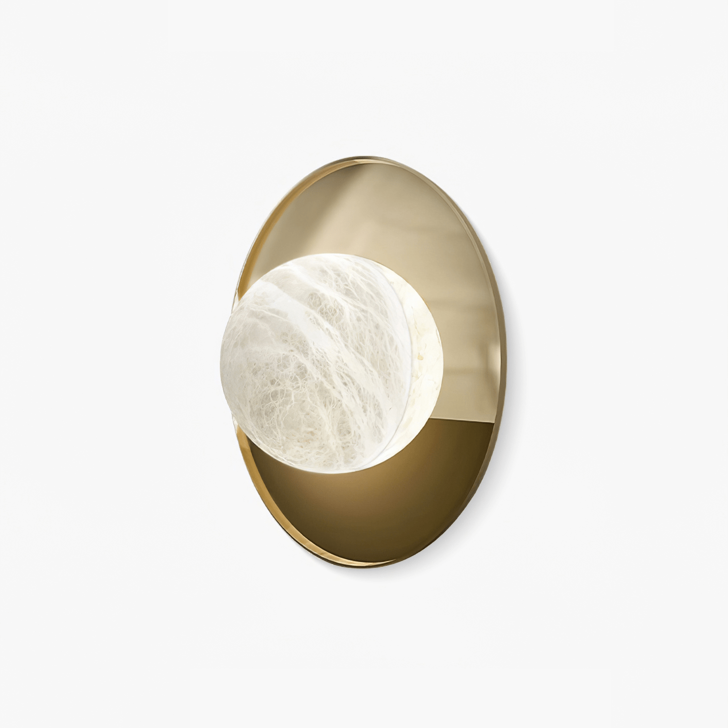 Lyra Modern Alabaster Wall Light-Neutral Decor