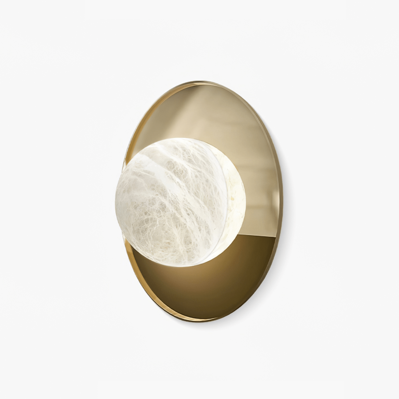 Lyra Modern Alabaster Wall Light-Neutral Decor