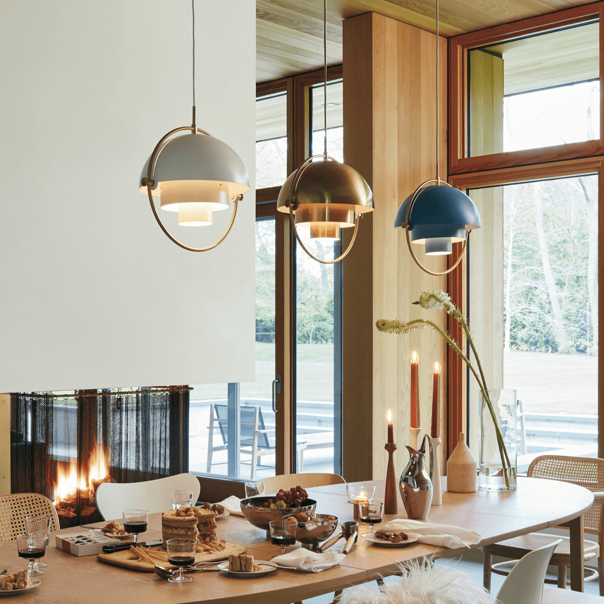 Lustra Pendant Lamp Deformed Ball Golden-Neutral Decor