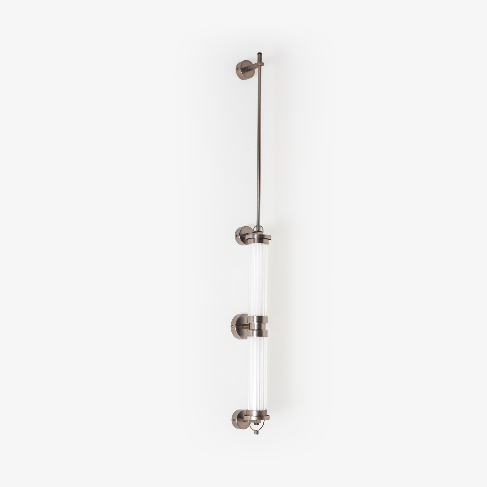 Noviq Premium Nordic Art Vertical Glass Sconce Wall Lamp-Neutral Decor