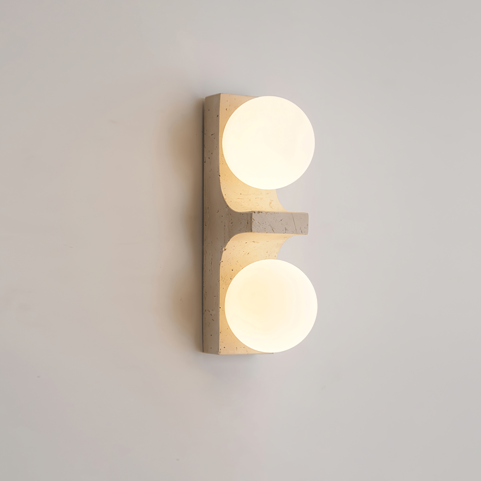 Umiren Travertine Wall Light-Neutral Decor