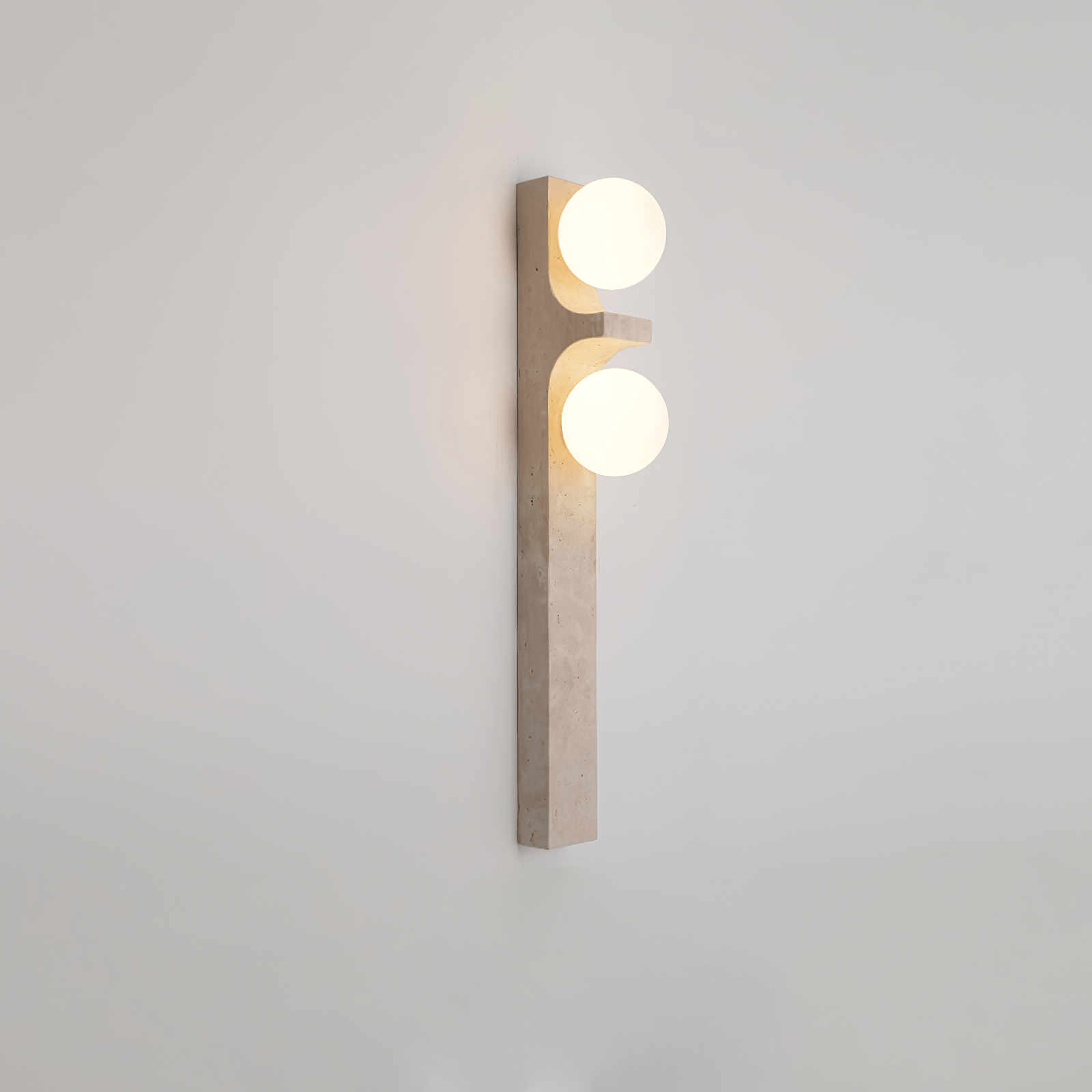 Umiren Travertine Wall Light-Neutral Decor