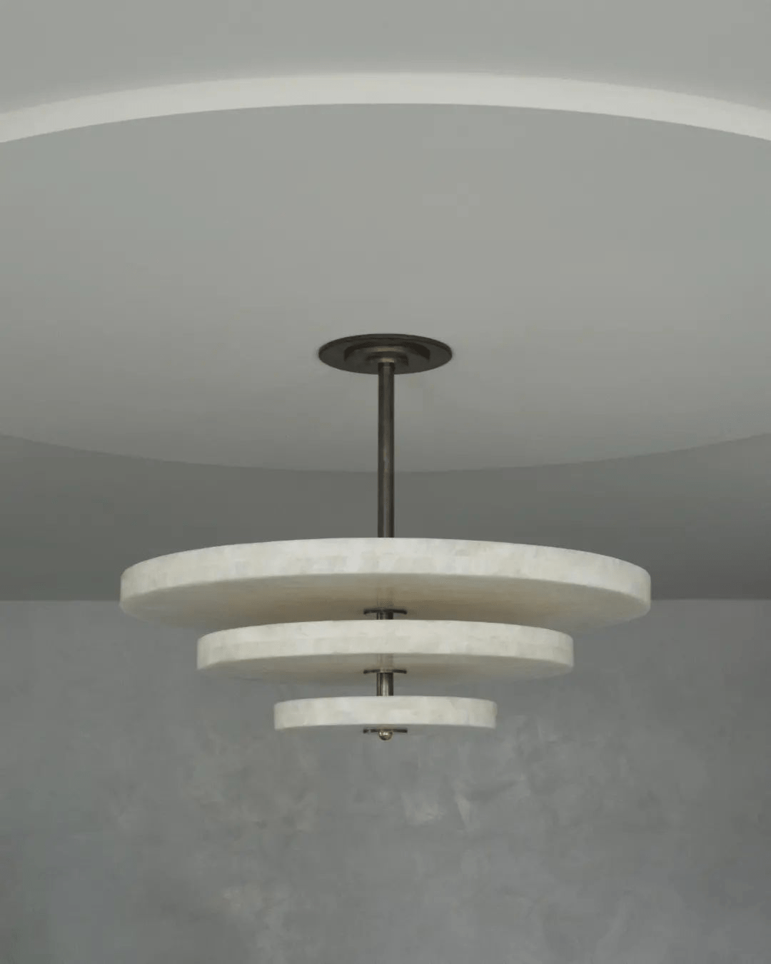 Liora Minimalist Alabaster Pendant Light-Neutral Decor