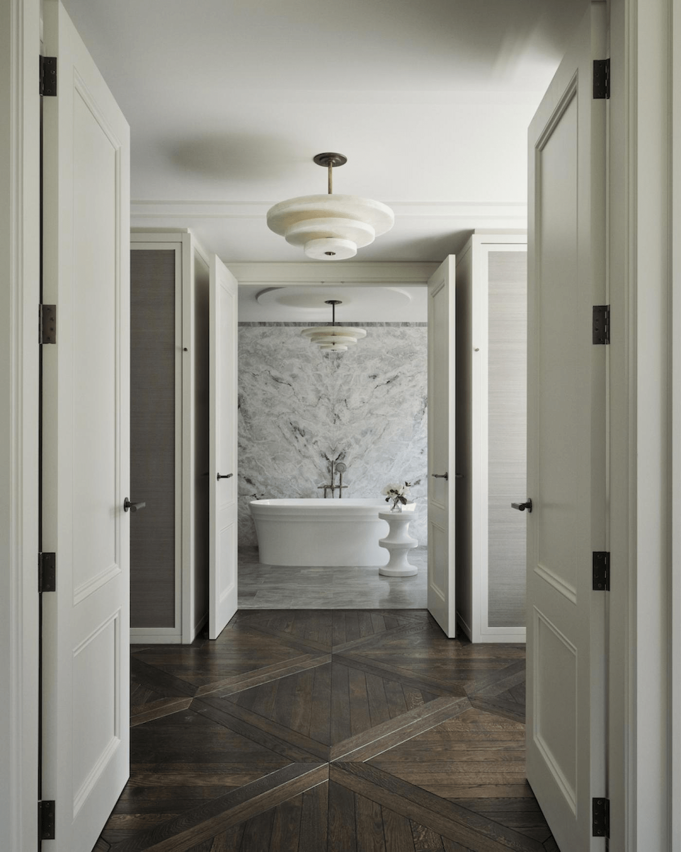 Liora Minimalist Alabaster Pendant Light-Neutral Decor