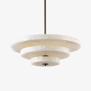 Liora Minimalist Alabaster Pendant Light-Neutral Decor