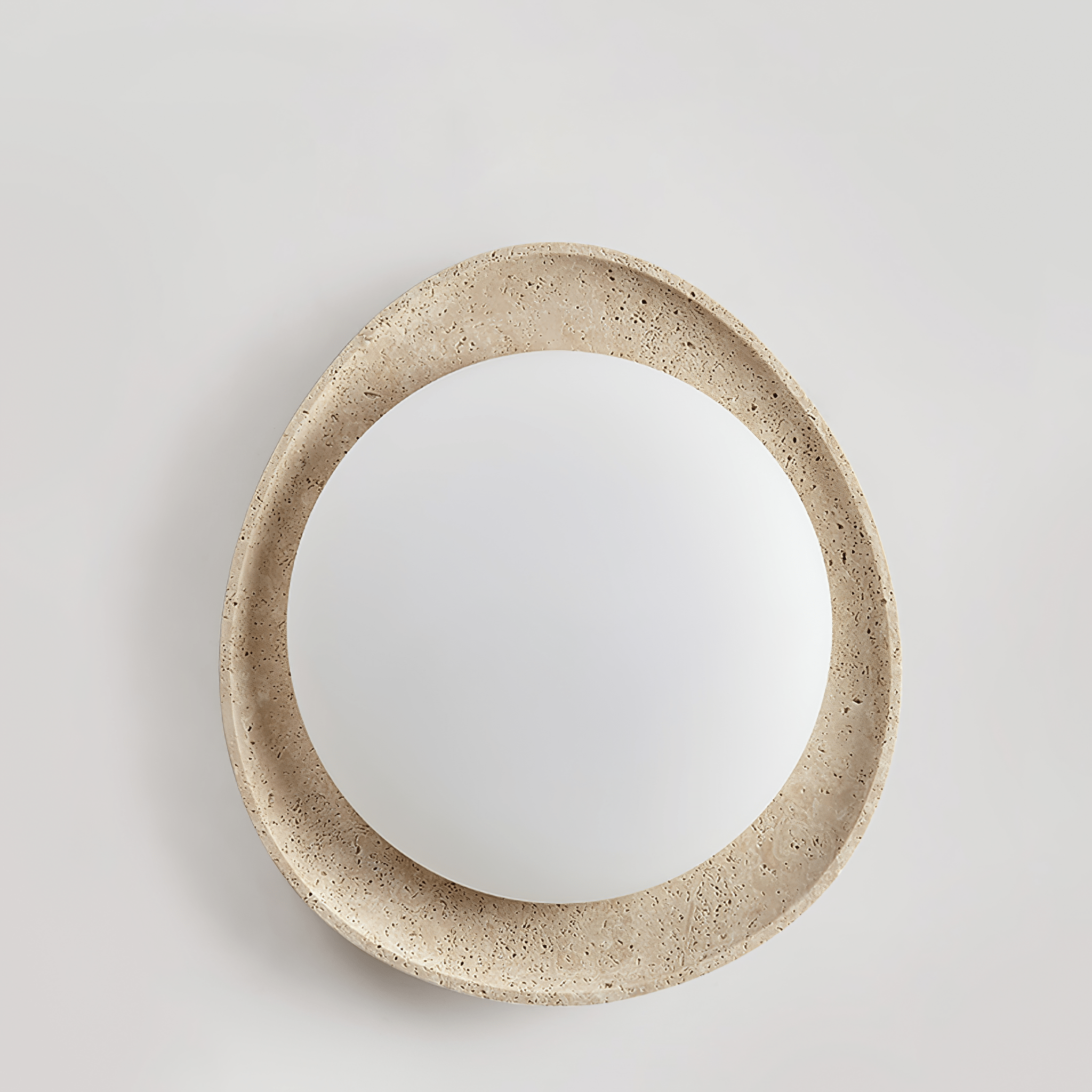 Cunorarae Organic Travertine Ceiling Light-Neutral Decor