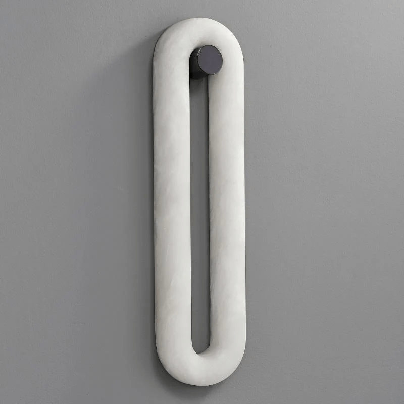 Aurea Modern Alabaster Wall Light-Neutral Decor