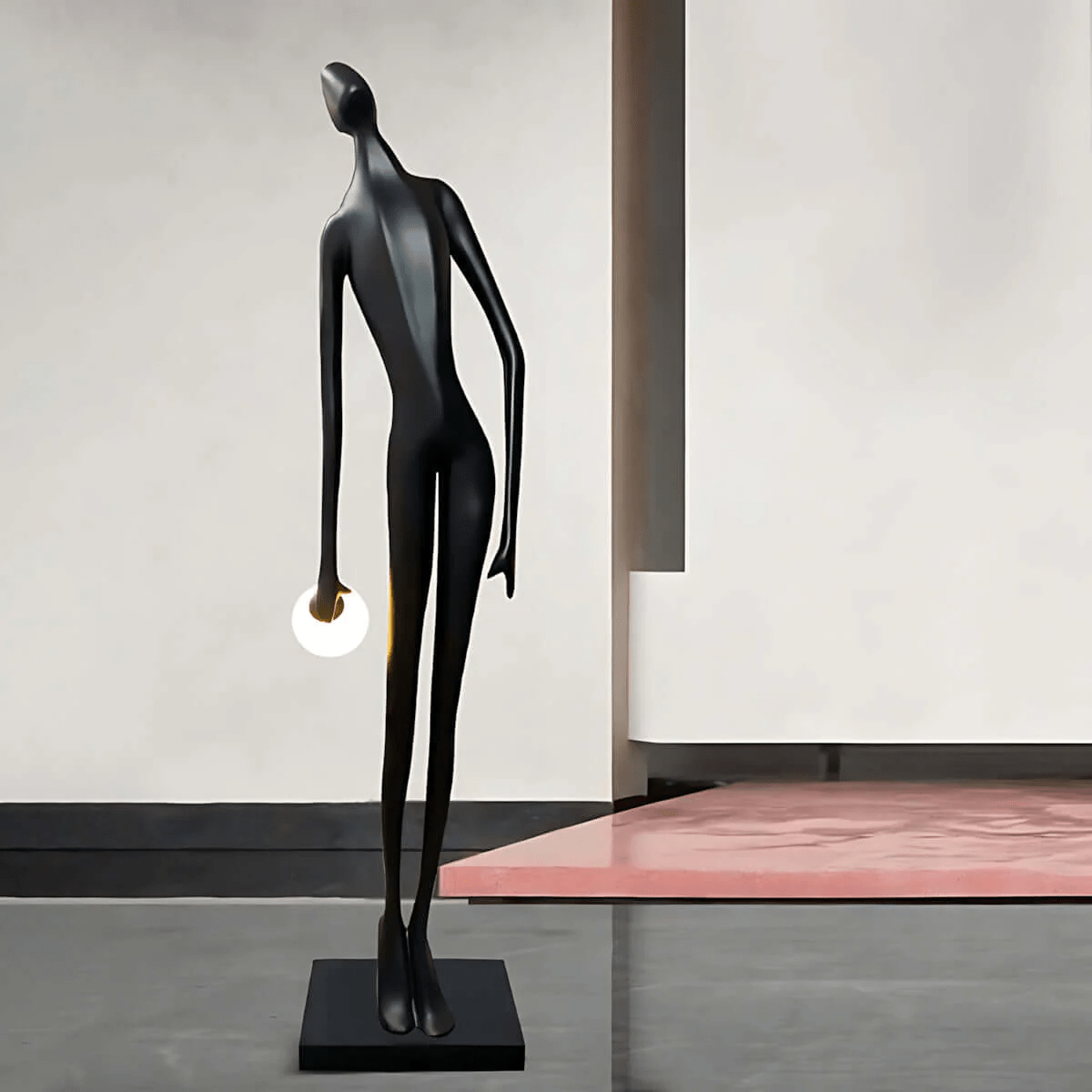 Ersilyra Artistic Resin Floor Lamp-Neutral Decor
