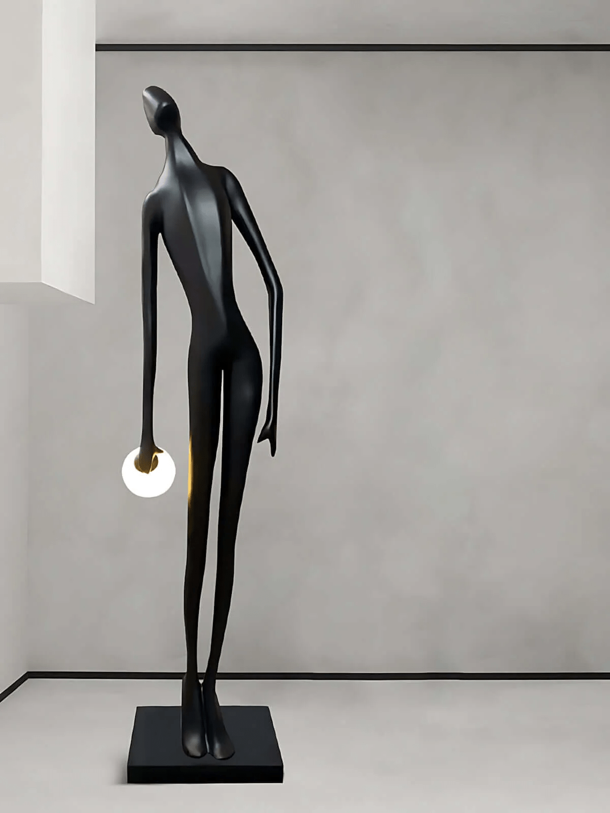 Ersilyra Artistic Resin Floor Lamp-Neutral Decor