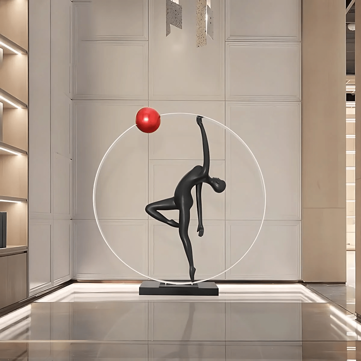 Lumenova Floor Sculpture Balance Artistic-Neutral Decor