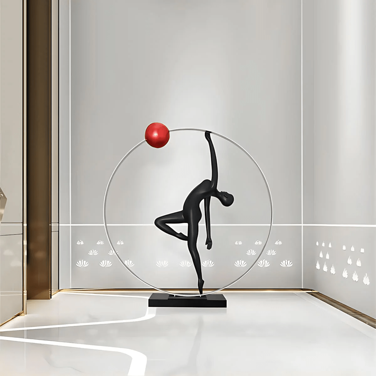Lumenova Floor Sculpture Balance Artistic-Neutral Decor