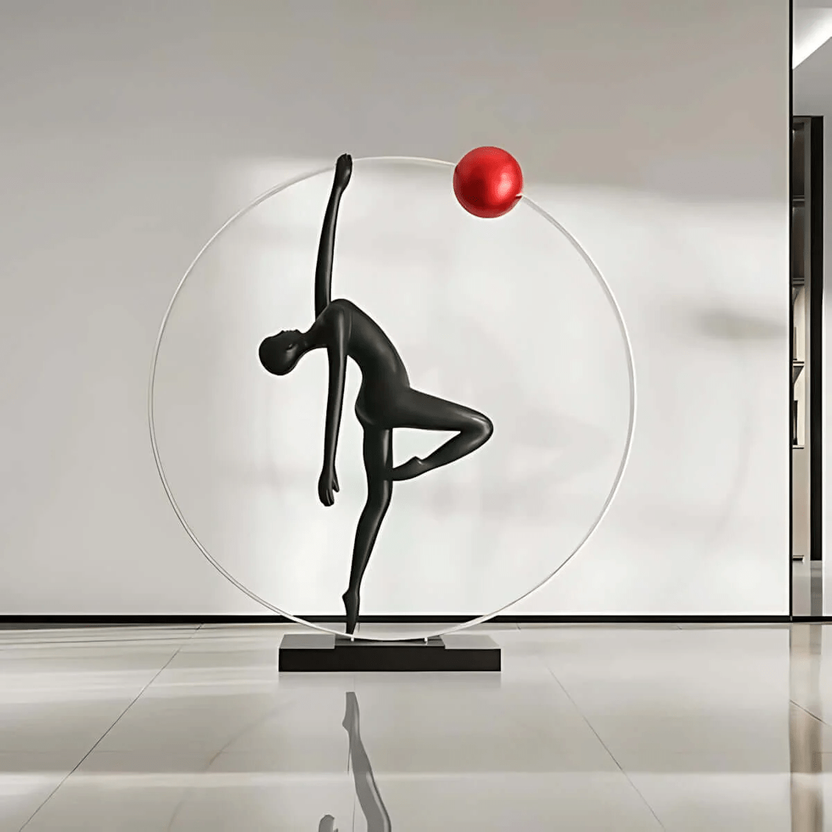 Lumenova Floor Sculpture Balance Artistic-Neutral Decor