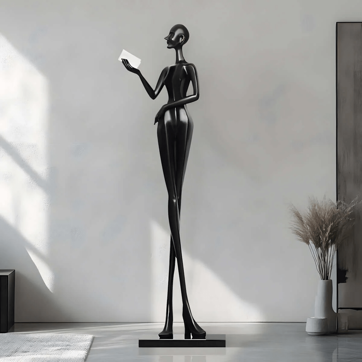 Lumenova Floor Lamp Sculptural Minimalist-Neutral Decor