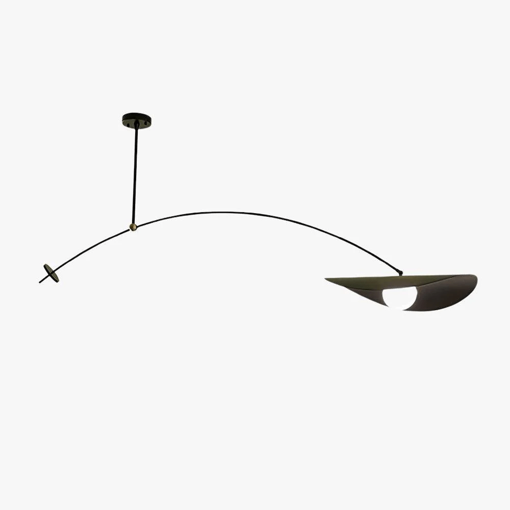 Arcflow Dynamic Curve Pendant Light-Neutral Decor