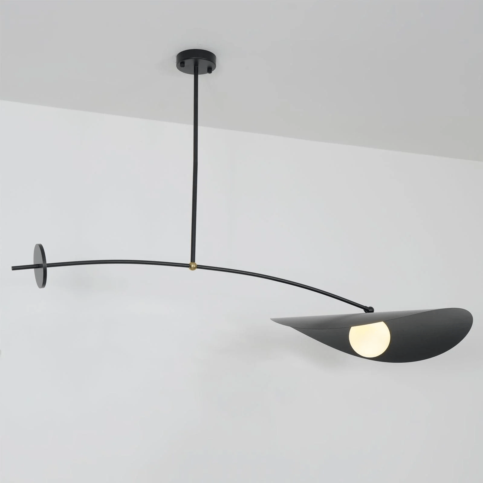 Arcflow Dynamic Curve Pendant Light-Neutral Decor