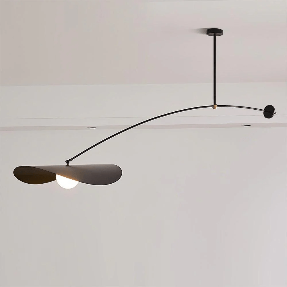Arcflow Dynamic Curve Pendant Light-Neutral Decor