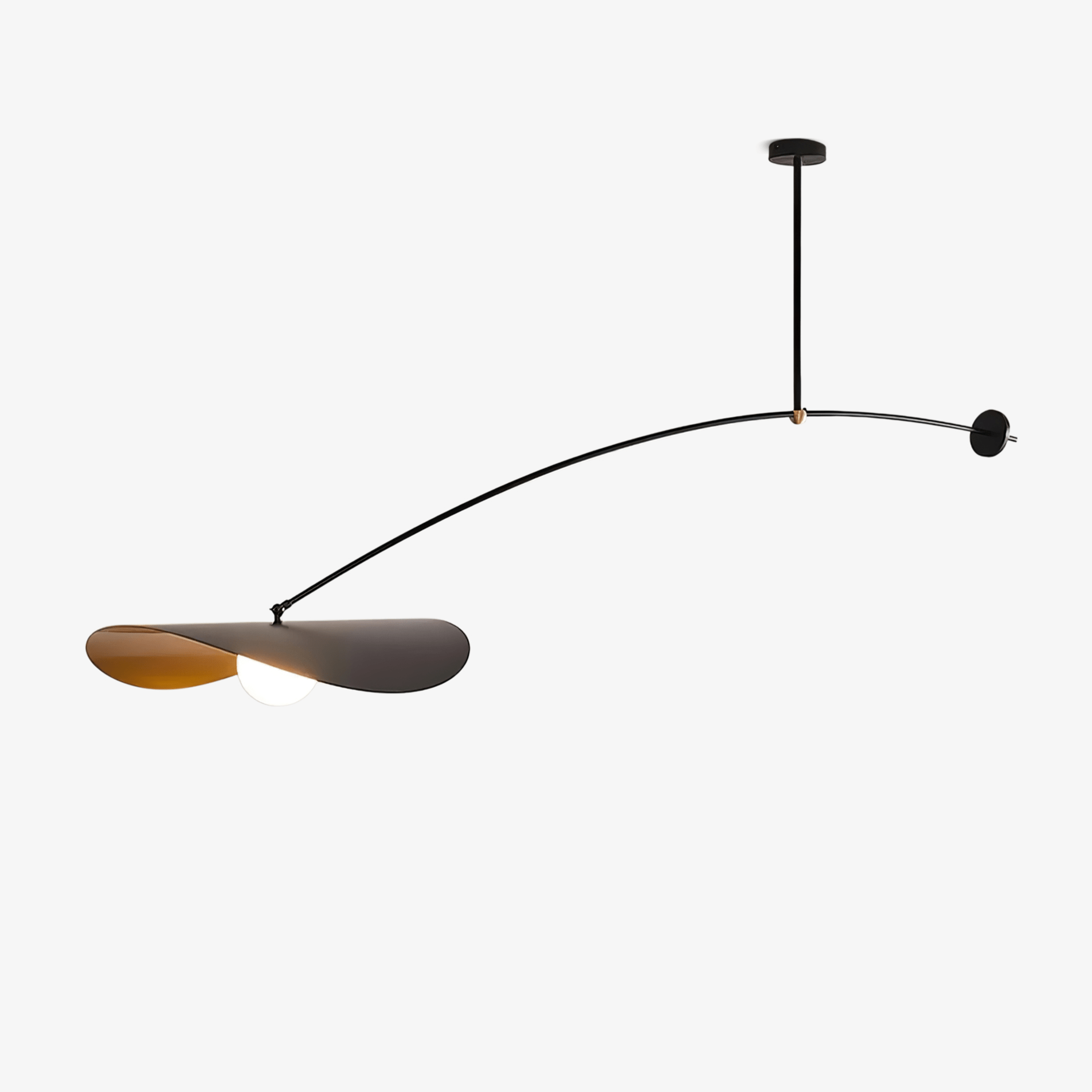 Arcflow Dynamic Curve Pendant Light-Neutral Decor