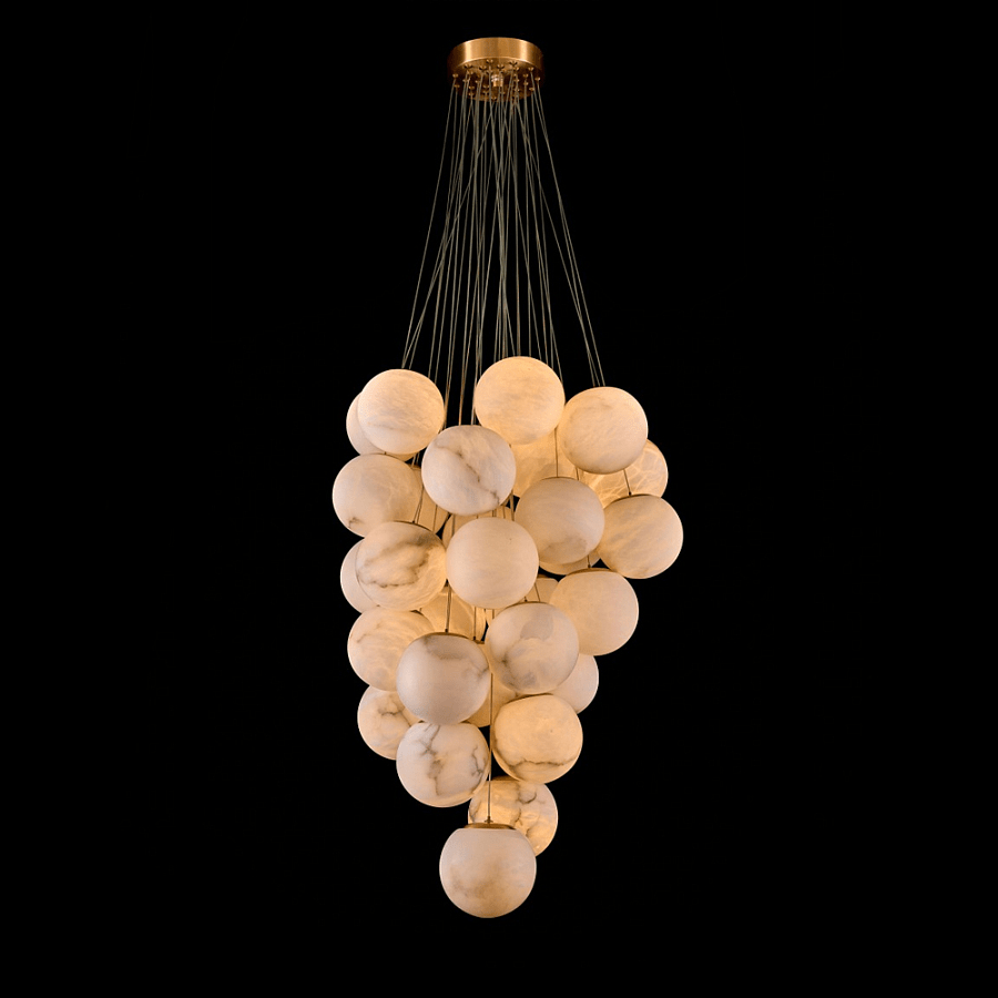 Grapha Alabaster Pendant Light-Neutral Decor