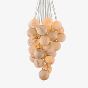 Gaia Alabaster Pendant Light Chandelier-Neutral Decor