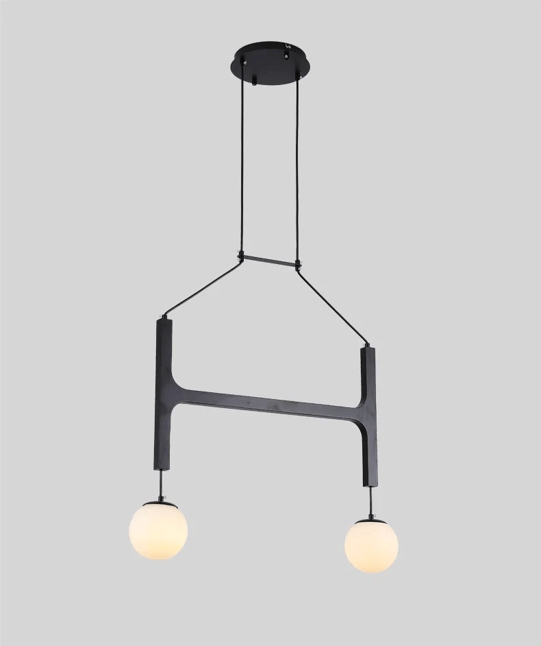 Xylocube Geometric Wood Globe Pendant Light-Neutral Decor