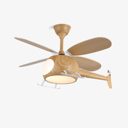 Aviara Modern Wood Ceiling Fan Light-Neutral Decor