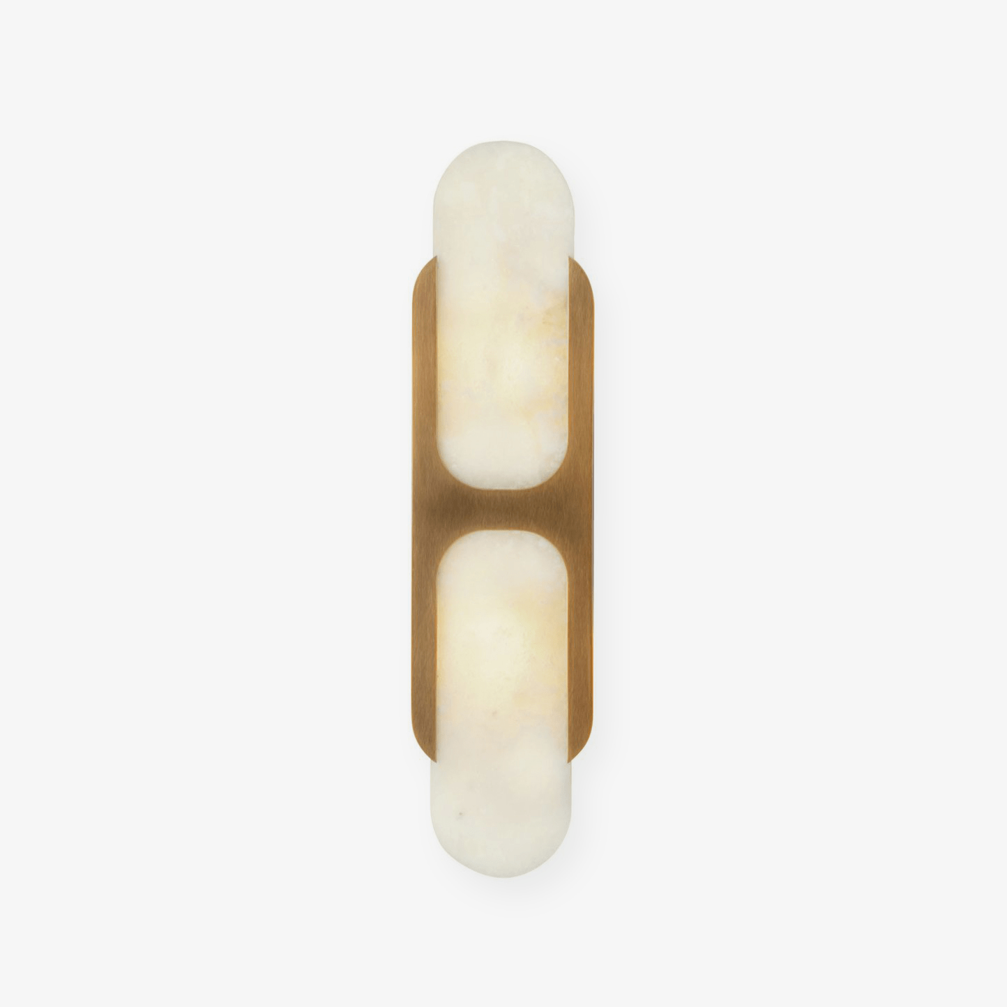 Ulthaora Double Globe Alabaster Wall Ligh-Neutral Decor
