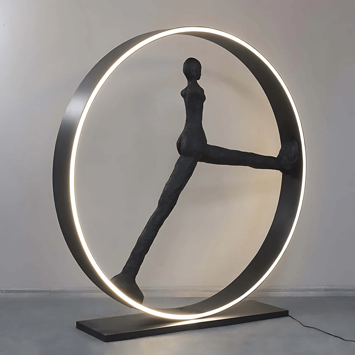 Cyra Sculpture Indoor Floor Lamp-Neutral Decor