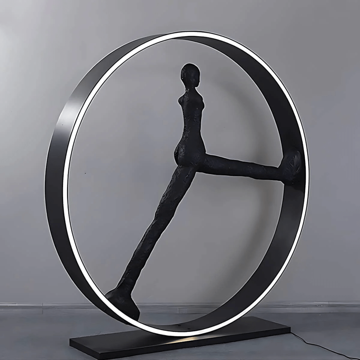 Cyra Sculpture Indoor Floor Lamp-Neutral Decor