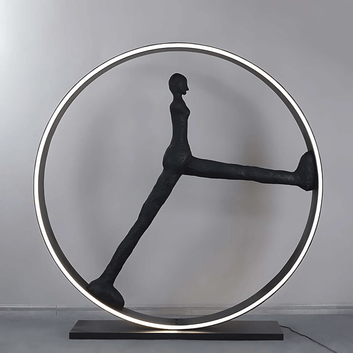 Cyra Sculpture Indoor Floor Lamp-Neutral Decor