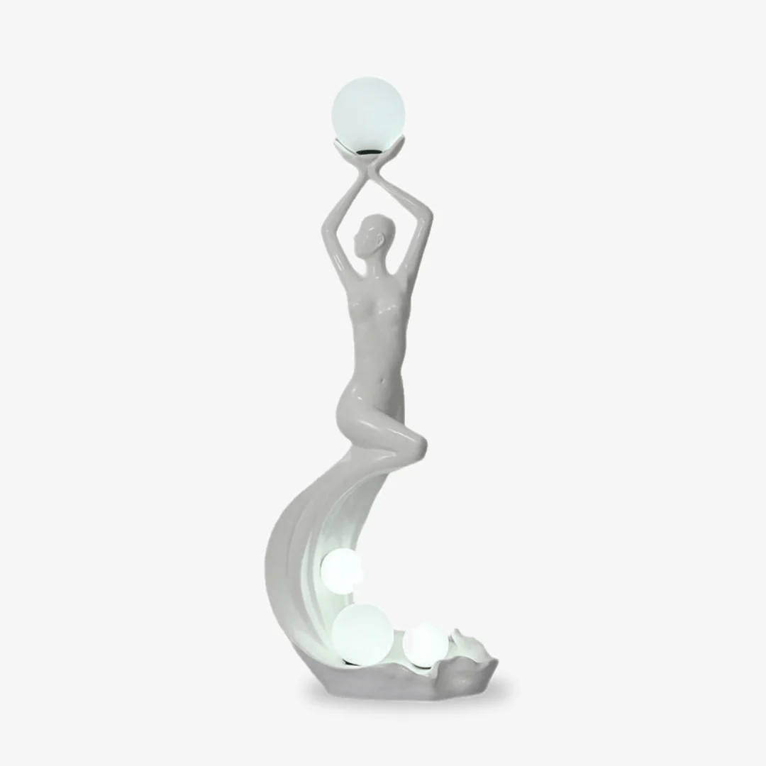 Muse Modern Sculpture Floor Lamp-Neutral Decor