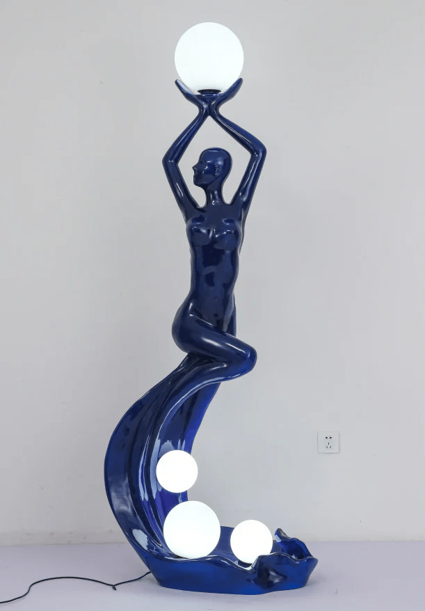 Muse Modern Sculpture Floor Lamp-Neutral Decor