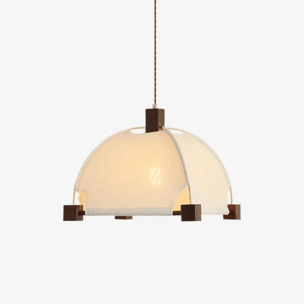 Phoebe Vintage Wood Pendant Lamp-Neutral Decor