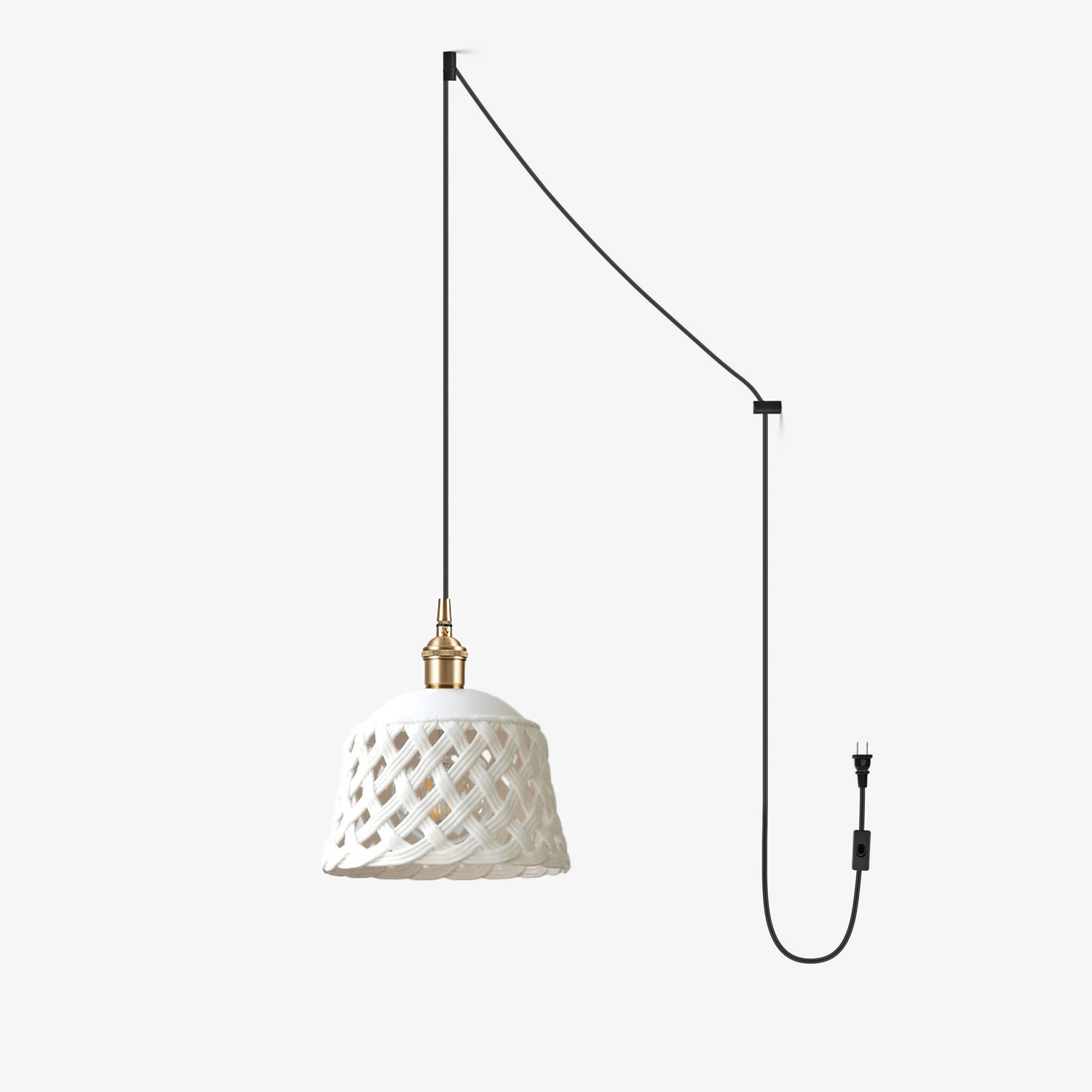 Seluna Ceramic Pendant Light-Neutral Decor