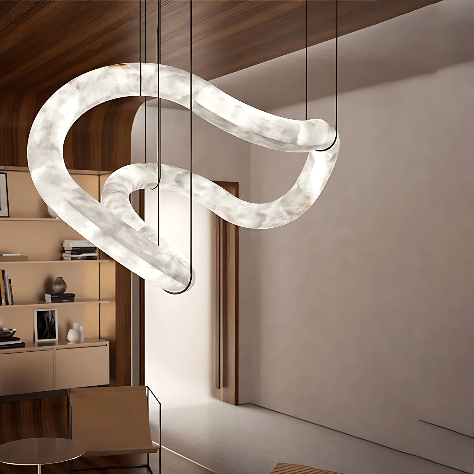 Erya Alabaster Pendant Light-Neutral Decor